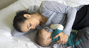 baby sleeping during Nursing